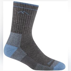 Women's Gray and Light Blue Darn Tough Socks